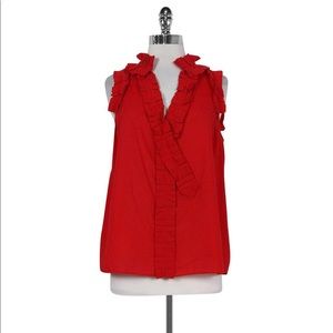 Marc by Marc Jacobs Sleeveless Ruffle Top Sz Small